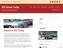 Tablet Screenshot of ggc-trading.com